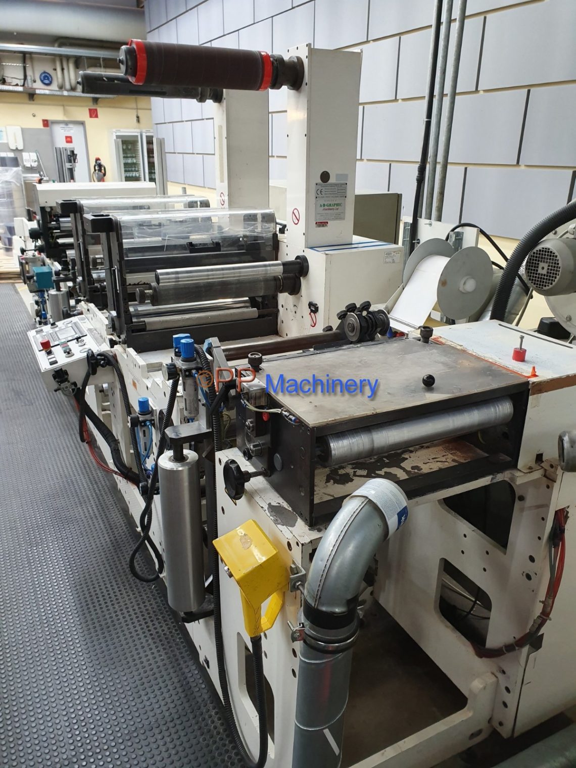 ABG Omega SR 410 + ABG Vectra 4104 Slitter Rewinder Die cutter