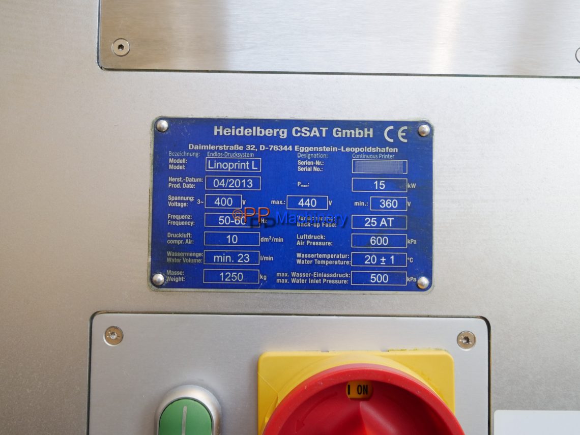HEIDELBERG Linoprint L Digital label printer PP Machinery Printing Packaging Machinery