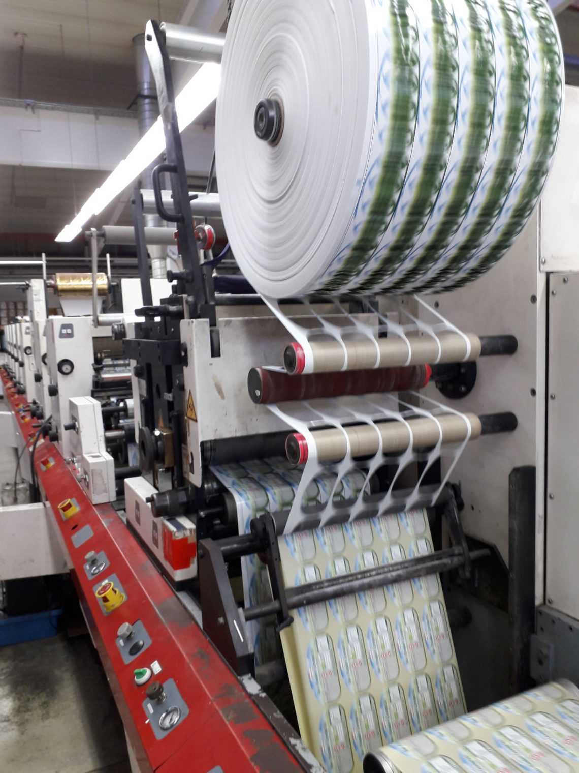 MPS EP 4108 8 colours Flexo label printing press full chilled rollers