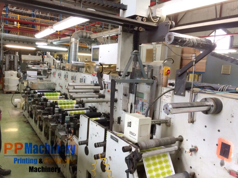 Gidue Combat 370 8 colours flexo label printing press