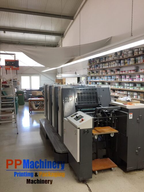 Shinohara 52-4 4 colours offset printing machine from 2007