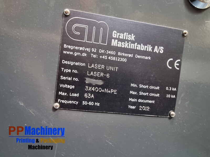 Grafisk Maskinfabrik GM DCV6-BI Label Converting machine