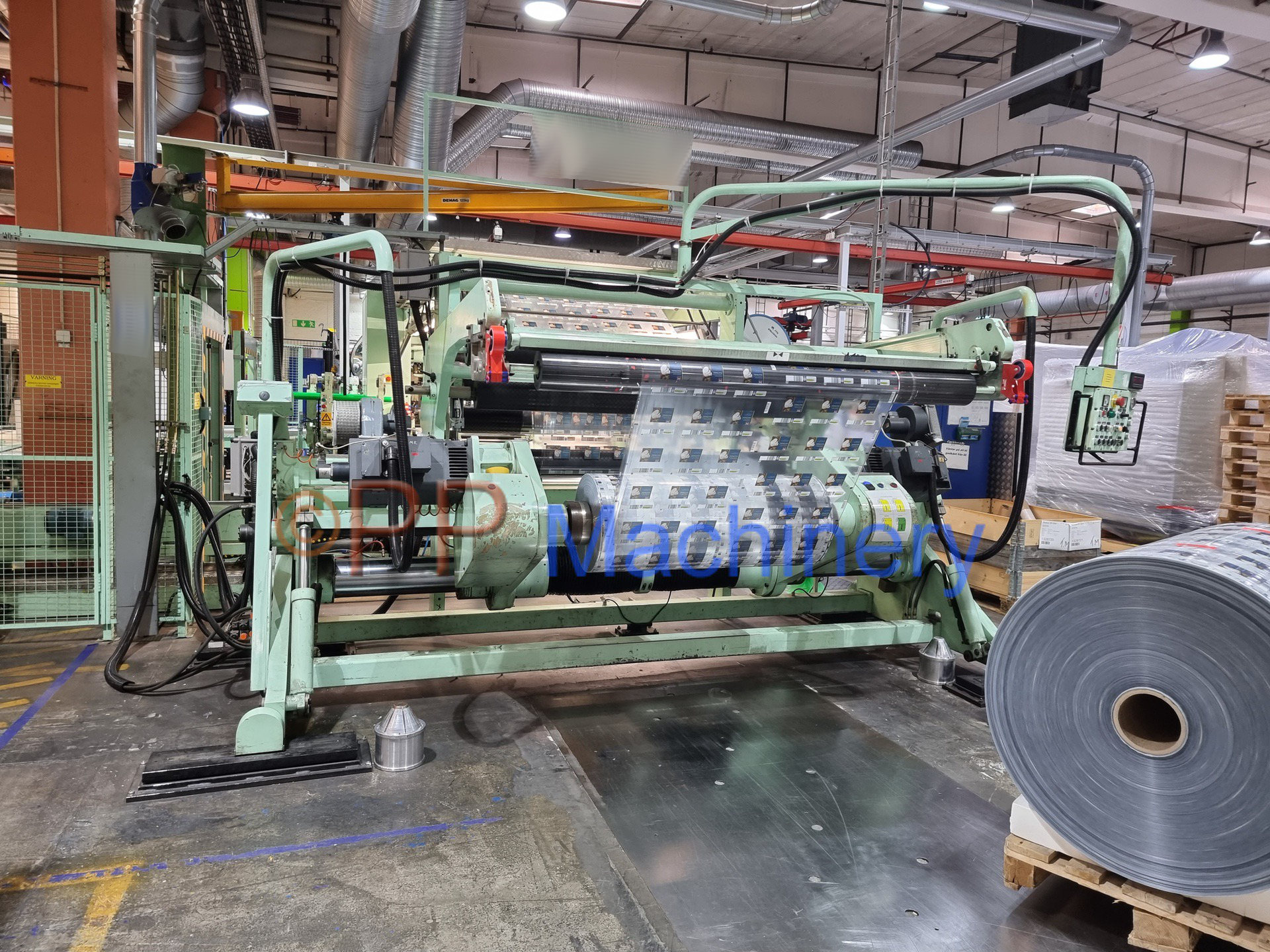 EUROMAC Slitter Rewinder 1500 mm for flexibles – PP Machinery ...