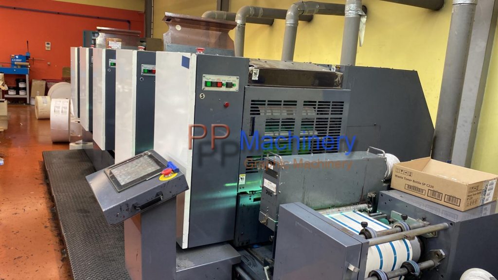 Iwasaki TR2 Intermittent 5 colours offset for labels with flatbed