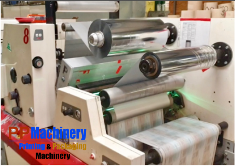 MPS EP 510 9 Colours Flexo printing press with cold foil – chilled rollers
