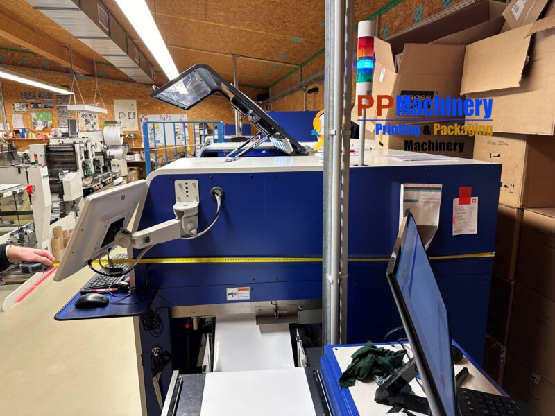EPSON SurePress 4533 AW 7 colours Label printing machine Total paper feed 456,1km Total print 413,8 km Total on 6502 hours Total print time 2752,7 hours Installed 14.02.2018 29% Abrasion value