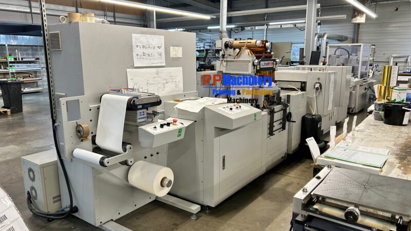 LINK LABEL HOT FOIL STAMPING – SEMI ROTARY DIE CUTTING – LABEL FINISHING LINE