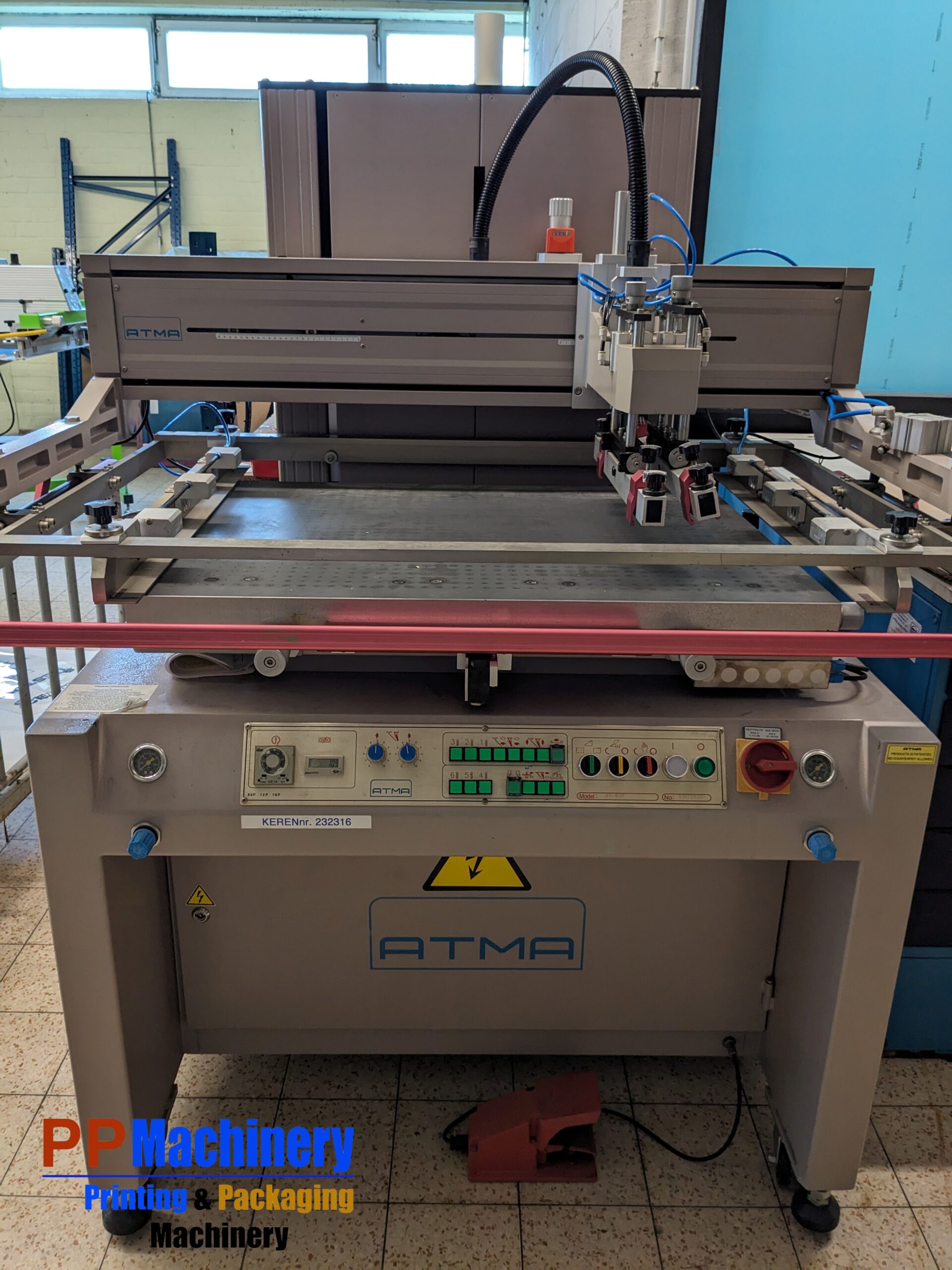 ATMA AT80P Screen Printing Machinefrom 2003 PP Machinery Printing