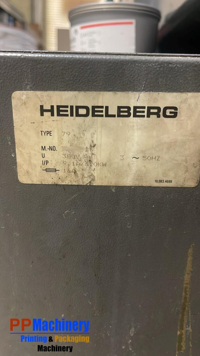 heidelberg GTO 79 two-color